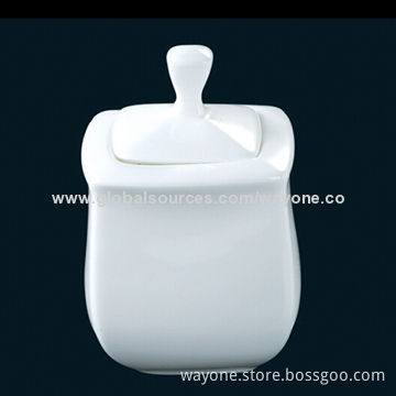 New Bone China Sugar Pot, Food-safe, Easy to Take Care, for Coffee/Tea Storage